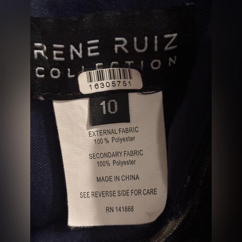 Rene Ruiz Collection Tiered Pleated Long Sleeve Maxi Dress - Picture 11 of 11